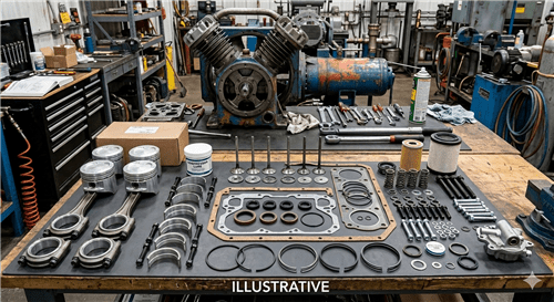 Major Overhaul Kit Model 253 Graphoil Gaskets